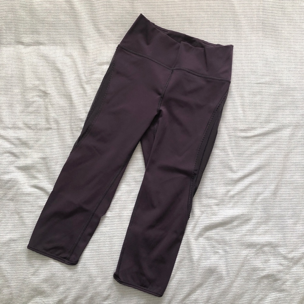 Eggplant Capri Leggings